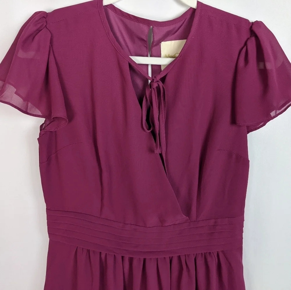 Modcloth Surplice A-Line Flutter Sleeves Dress - image 8